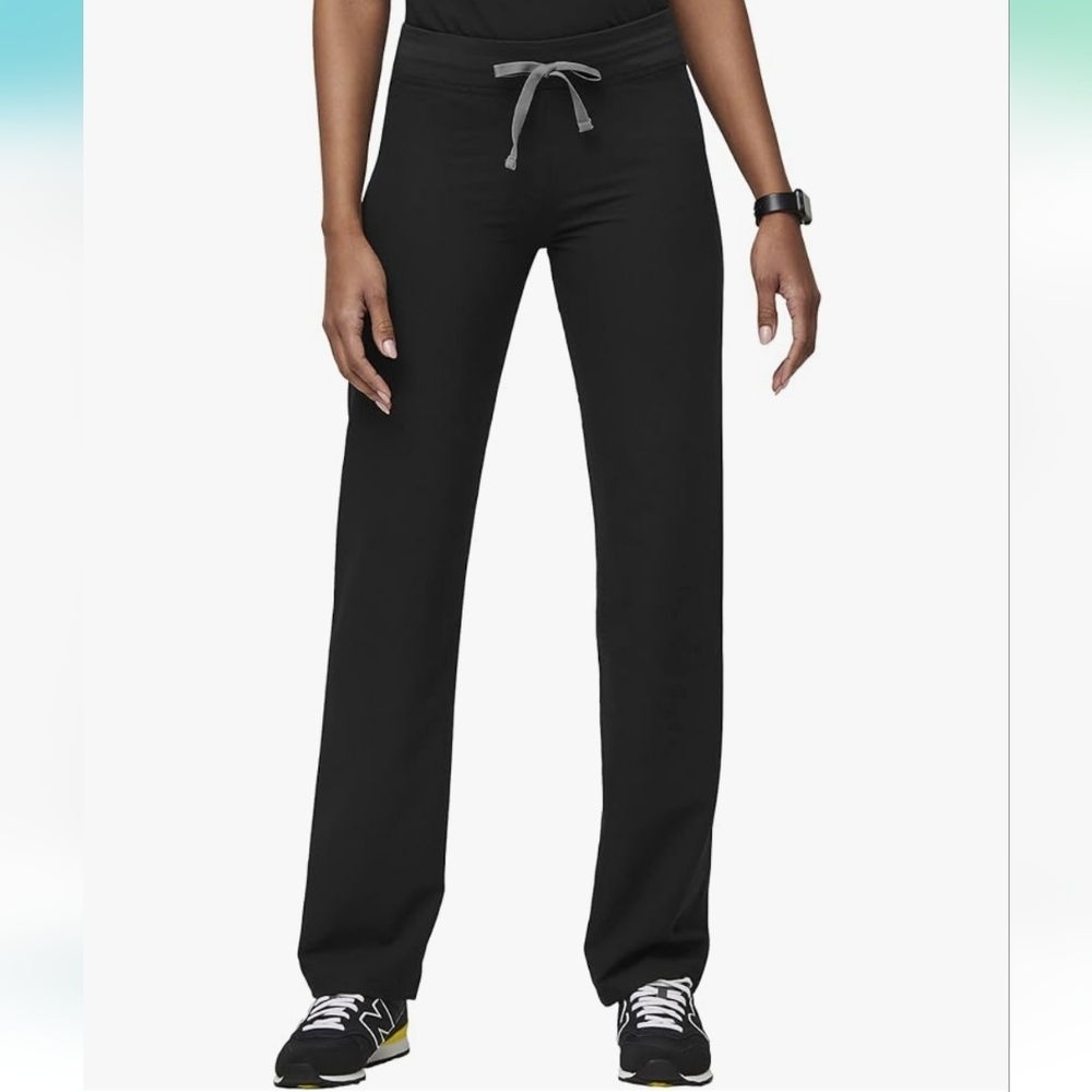 FIGS Livingston Scrub Pants, Black Size Small (Petite)